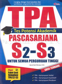 Image of TPA : Tes Potensi Akademik (PAPs) Pasca Sarjana