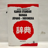 Goro Taniguchi Kamus Standar Bahasa Indonesia-Jepang