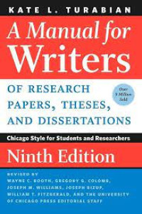 Image of A Manual For Research Students