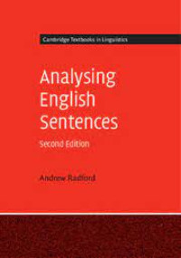 Image of Analysing English Sentences
