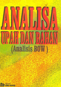 Image of Analisa upah dan bahan : (Analisis Bow)