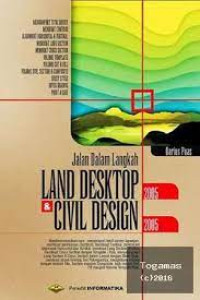 Jalan dalam Langkah LAND DESKTOP & CIVIL DESIGN + CD