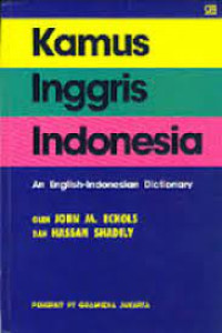 Image of Kamus Inggris Indonesia An English-Indonesia Dictionary