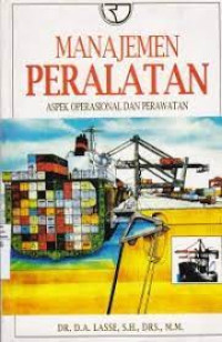 Image of Manajemen Peralatan : Aspek Operasional dan Perawatan