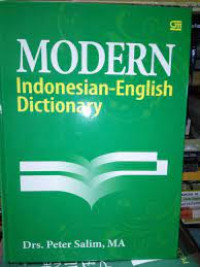 Modern Indonesian - English Dictionary