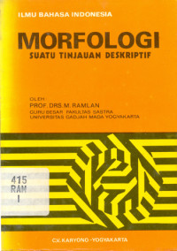 Image of Morfologi Suatu Tinjauan Deskriptif