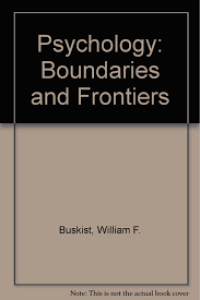 Image of Psychology : Boundaries and tronties