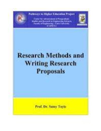 RESEARCH METHODS AND WRITING RESEARCH PROPOSALS