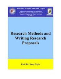 Image of RESEARCH METHODS AND WRITING RESEARCH PROPOSALS