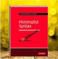 Image of Syntax A Minimalist Introduction