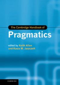 Image of The Cambridge Handbook of Pragmatics
