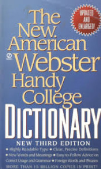 Image of The New American Webster Handy College Dictionary