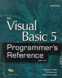 Image of The Visual Basic 5 : Progammaer's Reference