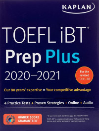 Toefl IBT Prep Plus 2020-2021