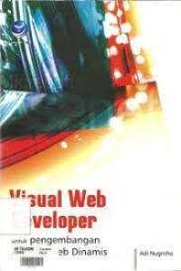 Visual Web Developer Untuk Pengembangan Aplikasi Web Dinamis