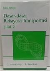 Image of Dasar-dasar Rekayasa Transportasi Jilid 2