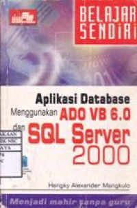Image of Aplikasi Database Menggunakan ADO VB 6.0 dan SQL Server 2000
