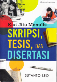 Image of Kiat Jitu Menulis Skripsi, Tesis, Dan Disertasi