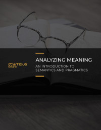 Analizyng Meaning An Introduction To Semantics And Pragmatics