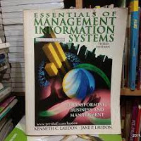 Essentials Of Management Information Systems