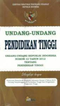 Undang-Undang Pendidikan Tinggi