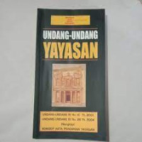 Undang-Undang Yayasan